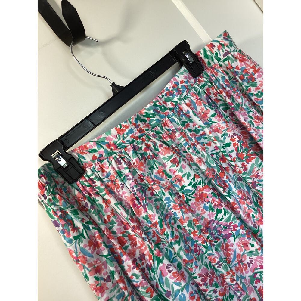 J.Crew White Spearmint Floral Bubble Skirt Large NWT floral - Picture 3 of 9